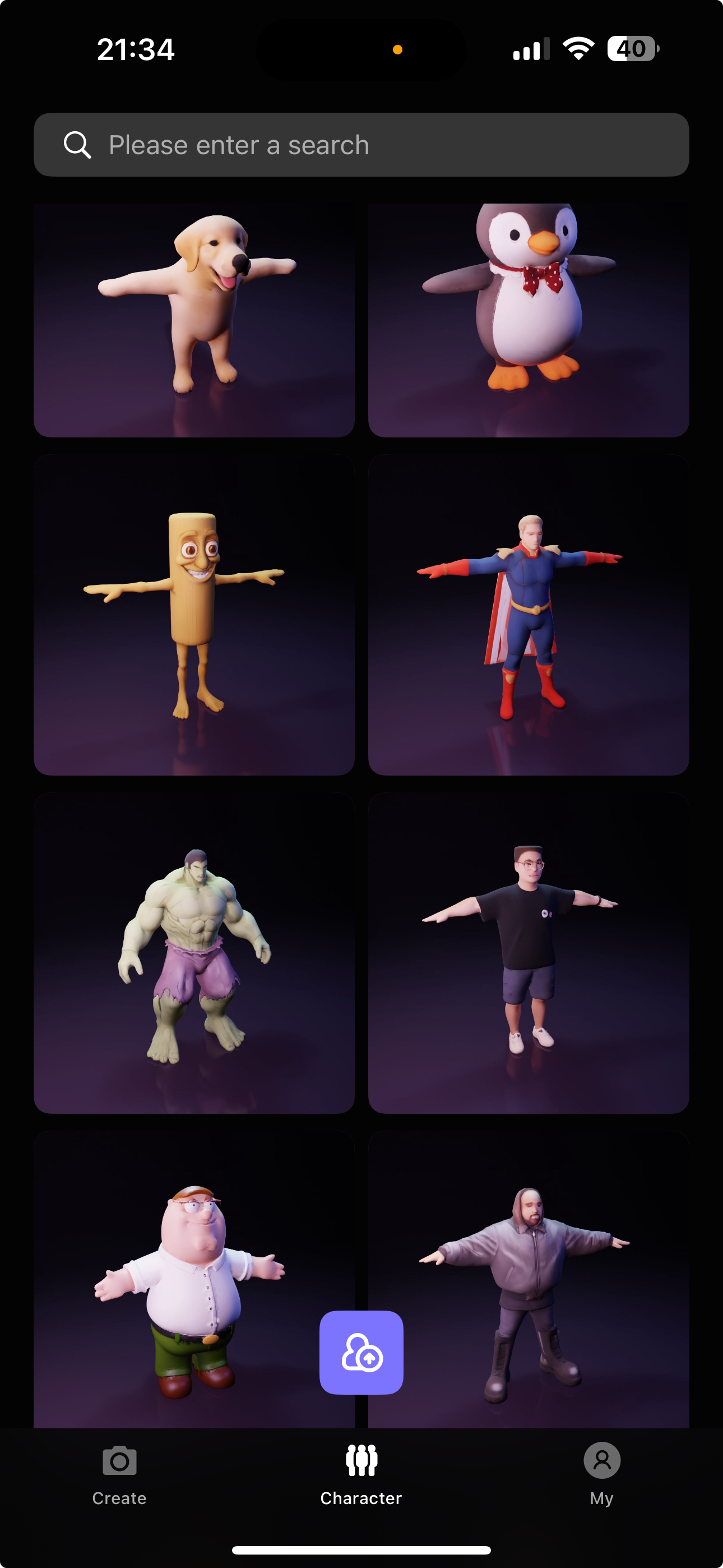 3D Character Gallery